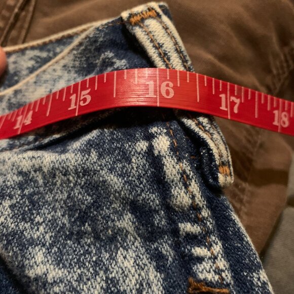 VTG Wrangler Men's Acid/Stone Wash Blue Jeans Size 32x32 Y2K Coastal Cowboy - Picture 10 of 10